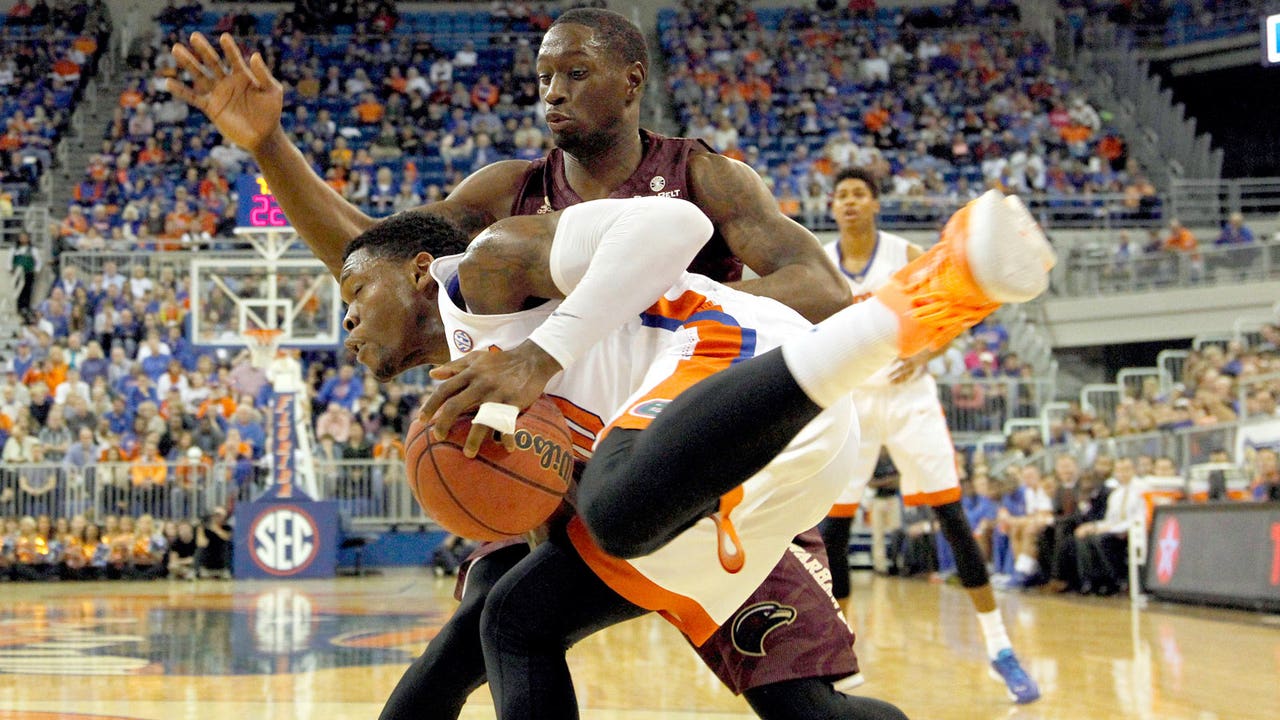 Frazier comes on in 2nd half as No. 8 Florida beats ULM in OT